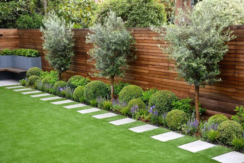 Pathway and patio design inspiration for small garden landscape ideas